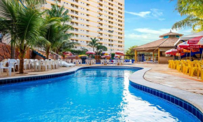 Resort Hotel Golden Dolphin - Grand & Express - Águas Termais - Caldas Novas - Roupa de Cama, Banho e TV de LED